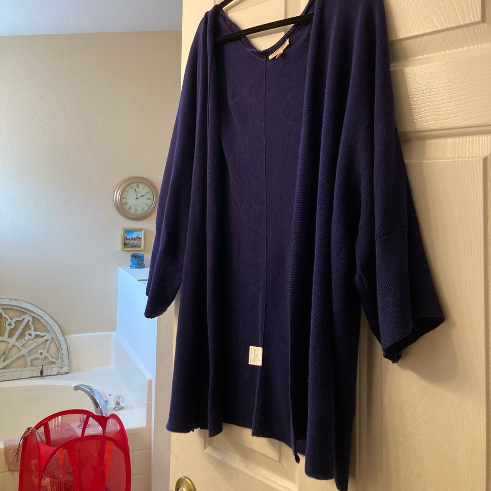 Eileen Fisher Navy blue organic cotton sweater
